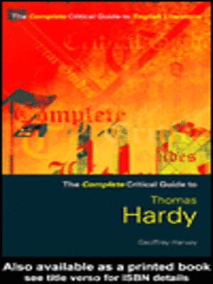 cover image of Thomas Hardy